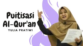 PUITISASI ALQURAN SURAH ALGHASYIAH  JUARA TINGKAT SUMATERA  YULIA PRATIWI [upl. by Nerine]