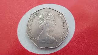 IF YOU HAVE THIS 50 NEW PENCE 1969 BRITISH RARE PENCE COIN VALUE [upl. by Gnilrac375]