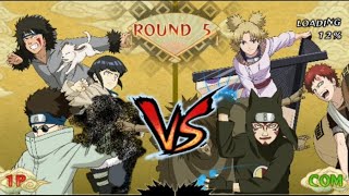 Naruto Ultimate ninja storm  Shino vs Kankuro  Gameplay [upl. by Leterg]