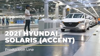 2021 Hyundai Solaris Accent Production  Hyundai Factory  How Car are Made [upl. by Amr]