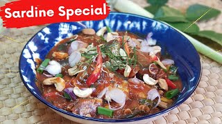 ThaiStyle Spicy Sardine Sambal Recipe [upl. by Nerti867]