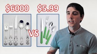 Cutlery Expert Breaks Down Cheap and Expensive Silverware [upl. by Dahlstrom]