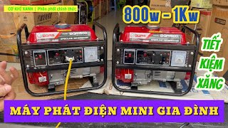 Máy Phát Điện Mini 800W Tiết Kiệm XăngDùng Gia Đình Cơ Bản [upl. by Orlando]