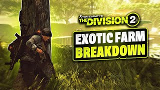 The Division 2 New Exotic Farm EXPLAINED  DZ Exotic Cache Guide [upl. by Foy]