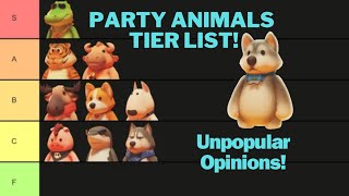 Party Animals Tier List [upl. by Modeste]