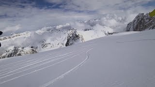 Marmolada Dolomites freeride ski March 2018 [upl. by Adnohsor361]