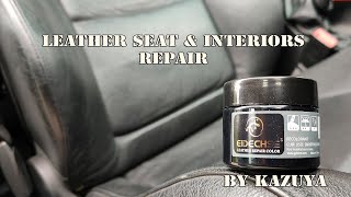 Leather seats and interiors easy repair [upl. by Akemet]