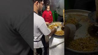 😅👇🏻 streetfood greatindianthali food biharifood foodie chicken indianstreetfood [upl. by Abe]