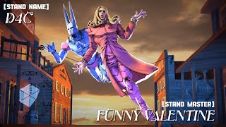 Funny Valentine  D4C Stand Eye Catch SFMJOJO [upl. by Ecad]