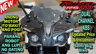 Kawasaki BAJAJ ROUSER RS 200 Mapormang Semi Big Bike Astig ng Design [upl. by Saturday]