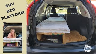 I turned my 2014 Honda CRV SUV into a camper My old build vs my new build The Wanda [upl. by Pinchas]