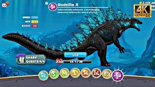 Hungry Shark World All Sharks Unlocked amp New Godzilla X Shark Coming Soon Update  Hungry Shark Game [upl. by Araid]