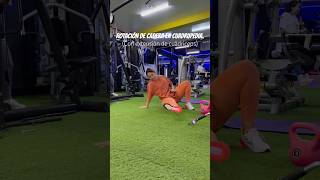 Rotación de cadera en cuadrupedia con extensión de cuádriceps🔥 fullbodyworkout franlizfit gym [upl. by Ynaffi]