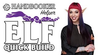 Handbooker Helper Elf Quick Build [upl. by Nylyram]