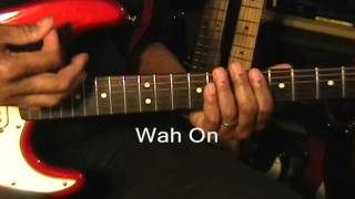 VOODOO CHILD Jimi Hendrix Guitar Tutorial 6 Wah Part 1 Scratch Guitar Lesson EricBlackmonGuitar [upl. by Ylrebmyk]