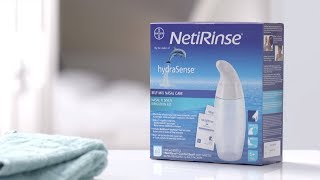 How to Use NetiRinse Sinus Rinse  hydraSense [upl. by Ardnal41]