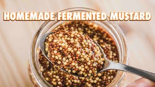 Easy Homemade Fermented Mustard [upl. by Eicyaj]