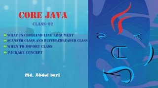 Core Java Bangla TutorialCommand Line Argument Class 2 [upl. by Neerroc]