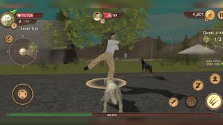 Playing First time Dog Simulator Game [upl. by Jorrie]