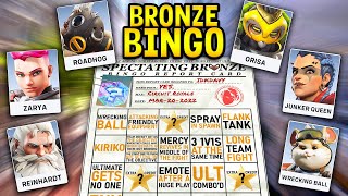 This BRONZE Tank wouldnt stop swapping heroes  Spectating Bronze Bingo [upl. by Bald934]