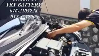 Perodua Myvi delivery amp installation car battery [upl. by Poirer]