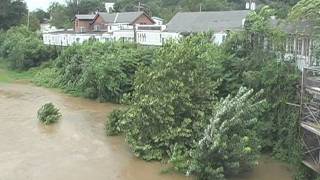 Delaware River at Port Jervis after Hurricane Irene [upl. by Lyndel]