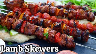 Juiciest Lamb Skewers Recipe  Lamb Shish Kebab Recipe  Şiş Kebap  Lamb Kabob [upl. by Leupold]