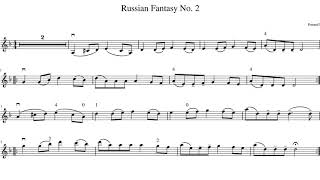 Portnoff Russian Fantasy No 2 Violin [upl. by Emmalynne]