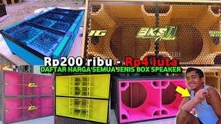 LENGKAP‼️Dari 200 ribu Hingga 4 Juta Daftar Harga Line Array amp Box Subwoofer IGUMIE [upl. by Ahcilef]