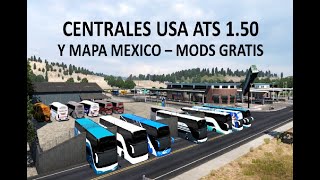 Mod Gratis De Centrales USA Para ATS 150 Con Mapa México  Descarga  American Truck Simulator 150 [upl. by Nnairahs]