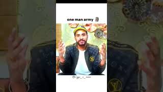 One man army nishchay nischaymalhan triggeredinsaan shorts short ytshorts youtubeshorts [upl. by Arodnap]