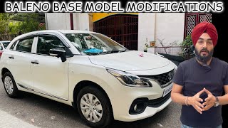 NEW BALENO MODIFIED WITH BLAUPUNKT STEREO amp AUDISON SPEAKER✅BALENO ARM REST✅BALENO STEERING CONTROL [upl. by Roch]