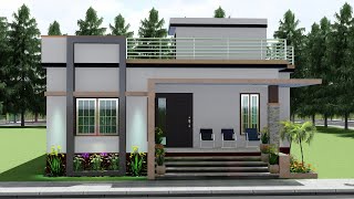 2Bedroom home plan I Beautiful Home For Village I Low Budget Home Plan I 2BHK Home I Myhomeplan [upl. by Hannala]