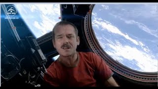 Chris Hadfield Space Commander Sings Space Oddity First Music Video in Space [upl. by Hplodur241]