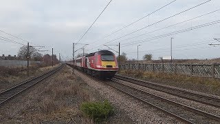 LNER HST powers through Thirsk 2119 [upl. by Featherstone]