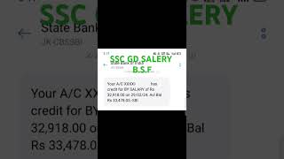 sscgd Salary 2024 bsfFirst salery [upl. by Rayner683]