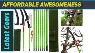 Shaledig 26 Feet Pole Saw Best Tree Trimming Tool for High Branches [upl. by Ninnette]