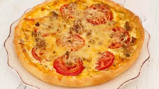 Recette  Tarte au thon sans oeufs [upl. by Ellan]