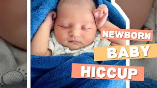 Newborn baby has hiccups  Onedayold baby is stretching and having hiccups [upl. by Catharine]