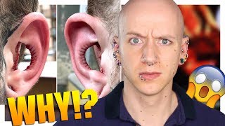 Reacting To Full Conch Removal  Extreme Body Modifications  Roly Reacts [upl. by Kramal224]