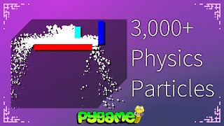 3000 Particles with Physics  Pygame Tutorial [upl. by Judsen947]