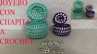 PASO A PASO PARA TEJER JOYERO A CROCHET [upl. by Iel]