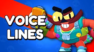 All Clancy Voice Lines  Brawl Stars Season 29 [upl. by Yelrebmyk381]