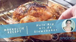 Hele kip uit de slow cooker [upl. by Ayhtnic]