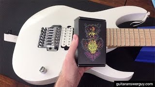 Solderless Guitar Wiring Kits Mad Hatter Terminator System Unboxing [upl. by Nilyak]