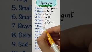 Words Synonyms ADVANCED ENGLISH ✅📚😎 english shorts trending [upl. by Prady]