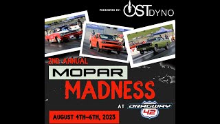 2nd Annual Mopar Madness 2023 at Dragway 42 [upl. by Llerihs264]