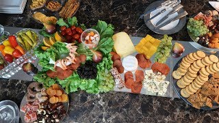 Food Tablescape  Home Entertaining  Party Appetizers Finger Food [upl. by Avehs]