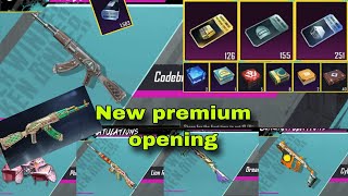 new premium crate opening pubg mobile  AKM from premium  new crate opening pubg mobile [upl. by Suoicserp]