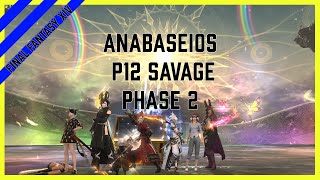 Final Fantasy XIV  Anabaseios P12 Savage P2  P12s P2 Clear  Ninja POV [upl. by Llenrep710]